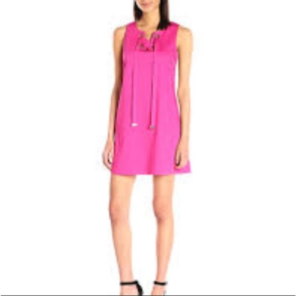 NWT Jessica Simpson Lace Up Mini Dress - Picture 1 of 10